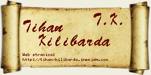 Tihan Kilibarda vizit kartica